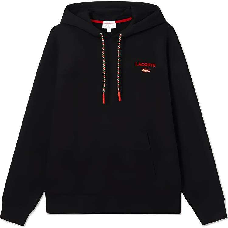LACOSTE Blessing Snake Spring Festival Collection Sweatshirt Unisex Black