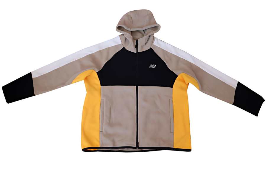New Balance New Balance Velvet Jackets Unisex Khaki Hooded Moderate