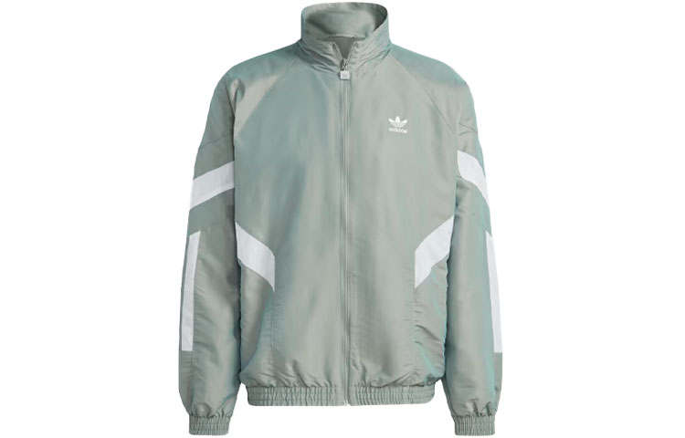 Adidas Originals Jackets Men's Light Green Stand Collar Moderate Other