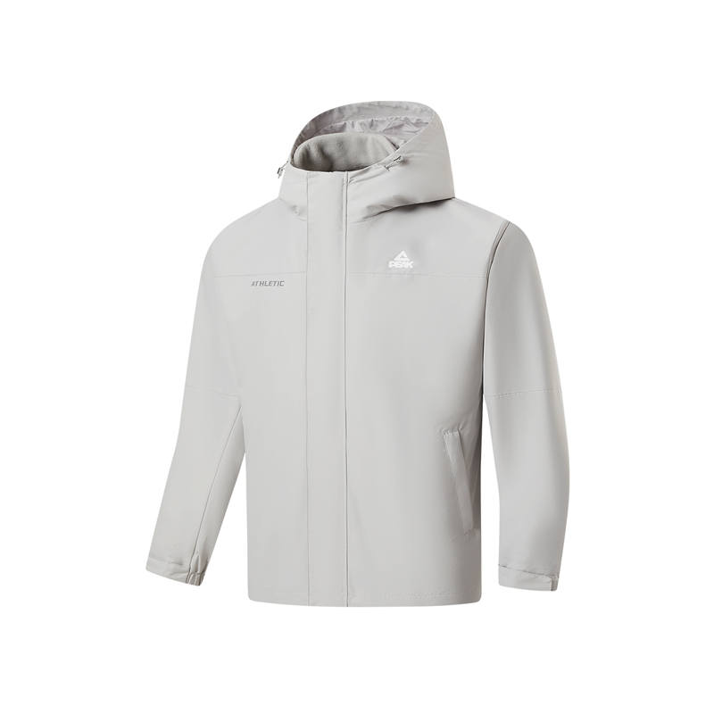 PEAK PEAK Trench Coat Men's Light Silver Gray