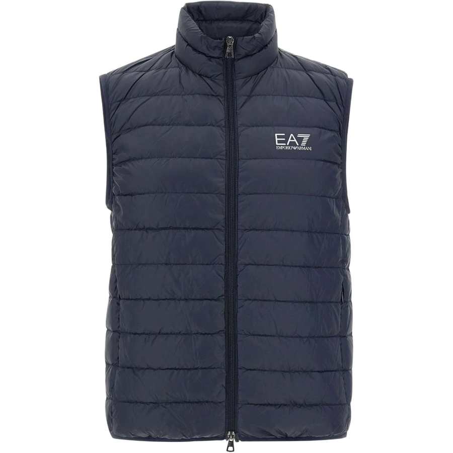 EMPORIO ARMANI Ea7 EMPORIO ARMANI Logo Printed Quilted Padded Gilet