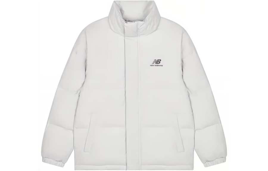 New Balance New Balance Down Jackets Men's White Stand Collar Moderate Other