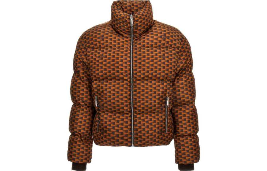 BALLY BALLY Monogram Printed Puffer Jacket