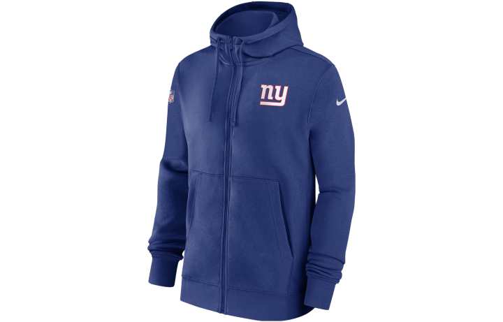 Nike Nike New York Giants Utility Player Sideline Men's Nike Dri-FIT Nfl Full-Zip Hoodie