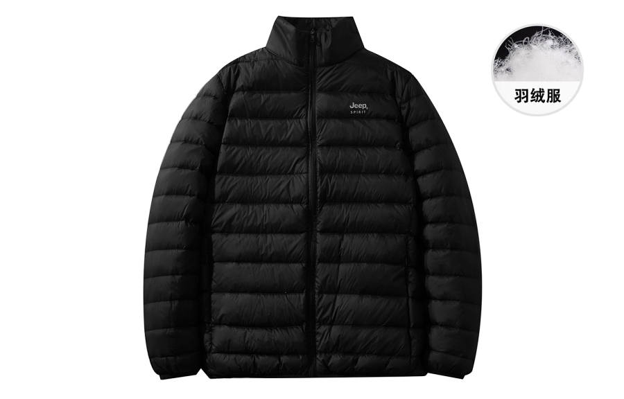JEEP SPIRIT Down Jackets Men's Stand Collar Moderate Other