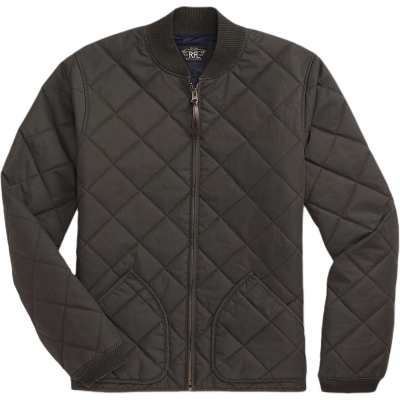 Double RL Ralph Lauren Rrl Quilted Bomber Jacket