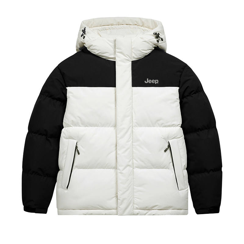Jeep Thick Hooded Long Sleeved Puffer Jacket Unisex