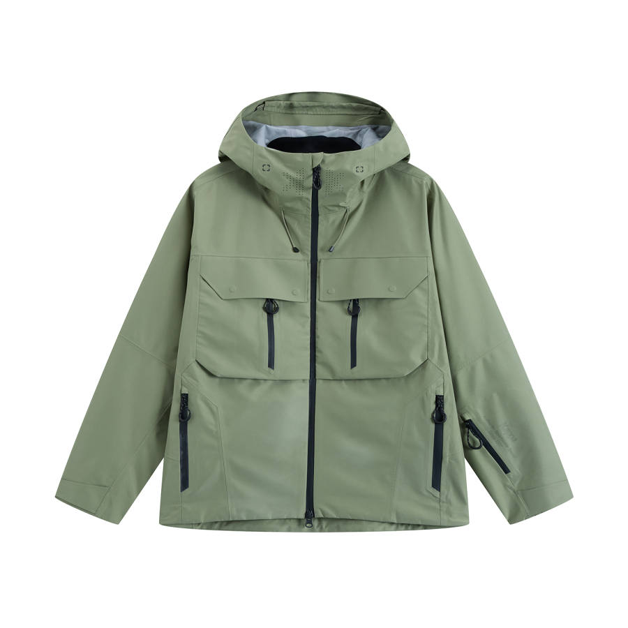 Kappa Kappa Waterproof, Windproof, And Breathable Windbreaker Jacket Unisex Multicolor