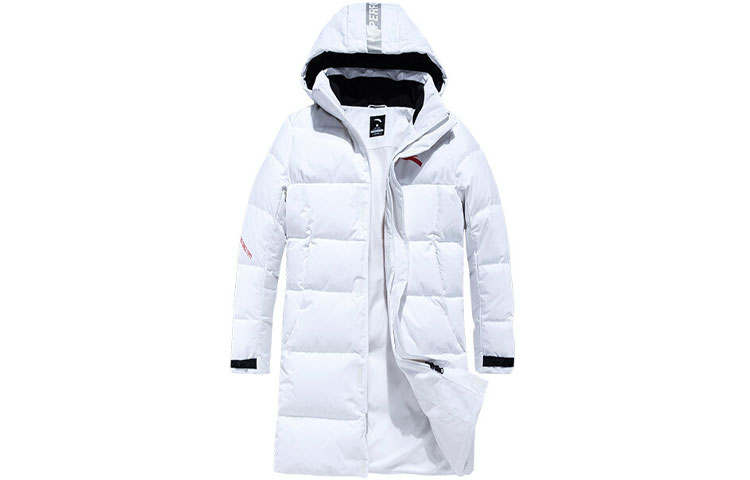 ANTA Down Jackets Men's White Detachable Hood Thickened Other