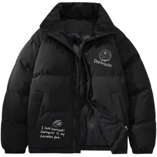 Doraemon Puffer Jackets Unisex Stand Collar Thickened Padded Puffer Jacket