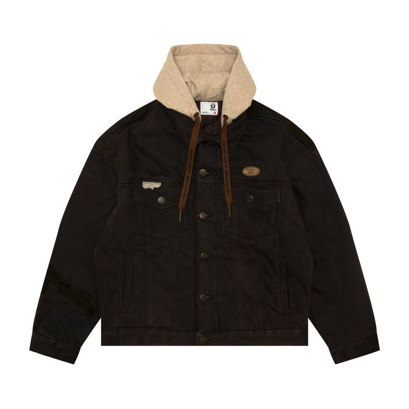 Aape Aape FW24 Denim Jacket Men's Tan