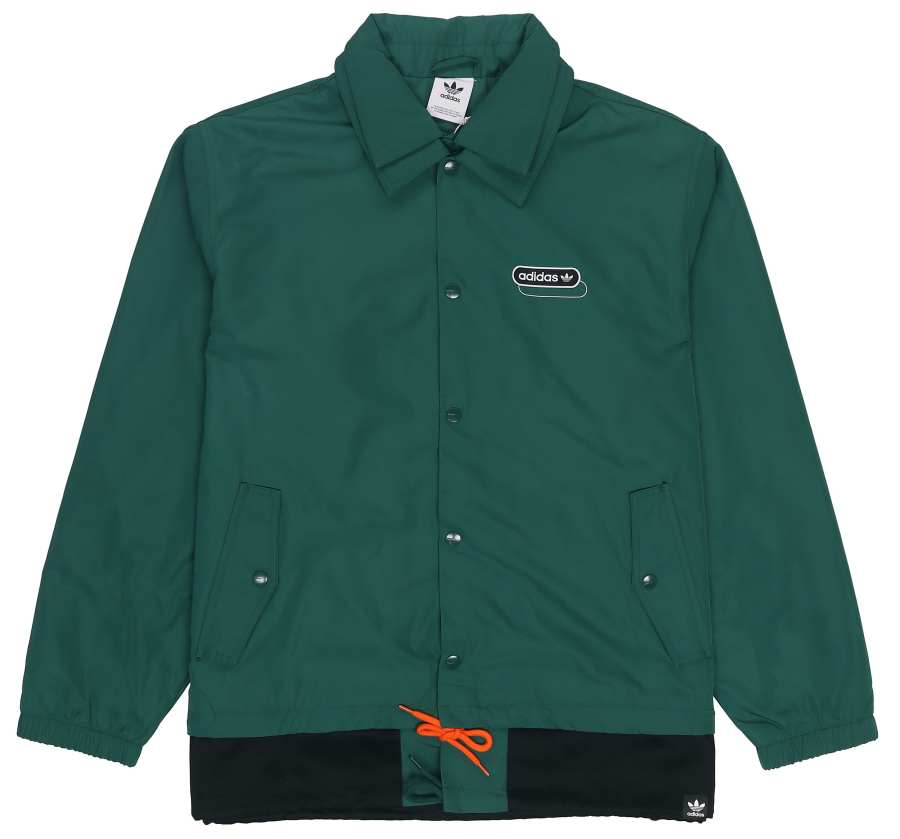 Adidas Originals Velvet Jackets Men's Forest Green Double Collar Thickened