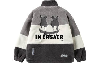 ER Velvet Jackets Unisex Stand Collar Thickened