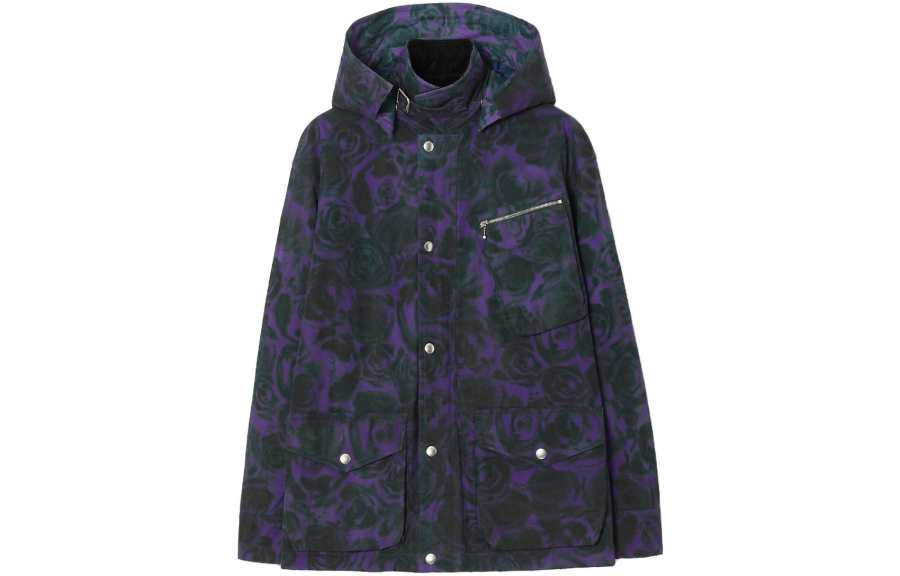 Burberry Jackets Men's Vine Color Detachable Hood Moderate Other
