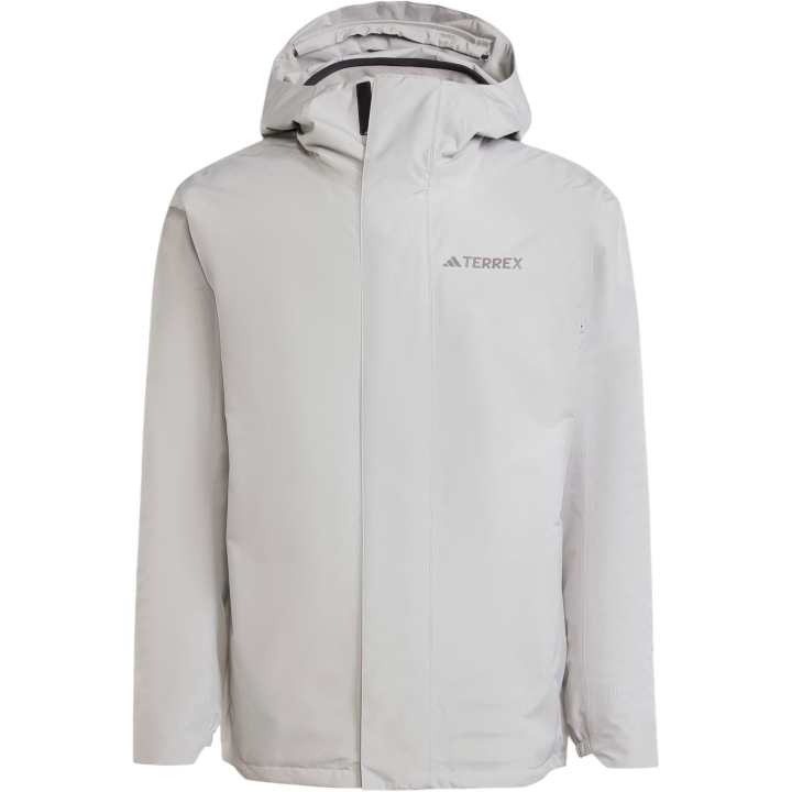 Adidas Adidas Waterproof, Windproof, And Breathable Windbreaker Jacket Men's Pure Ice Gray