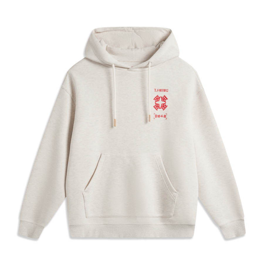 Li-Ning Li Ning Rijin Doujin Collection Sweatshirt Men's Heather Gray Tile Gray