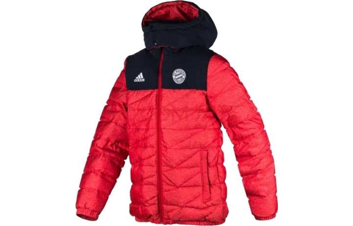 Adidas Adidas Down Jackets Men's Red Hooded Thickened