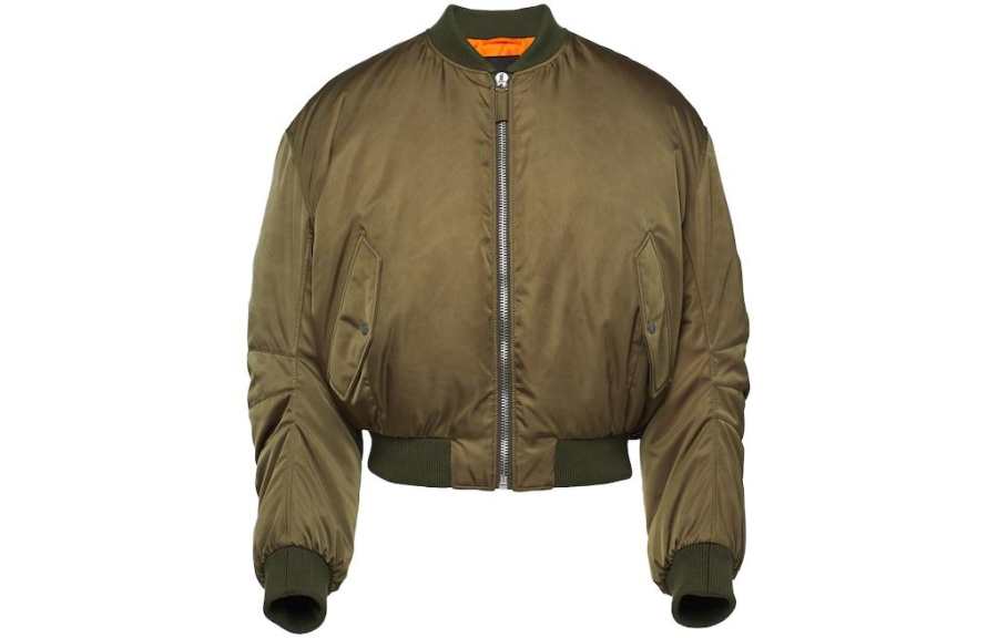 PRADA PRADA Zip-Up Down Bomber Jacket