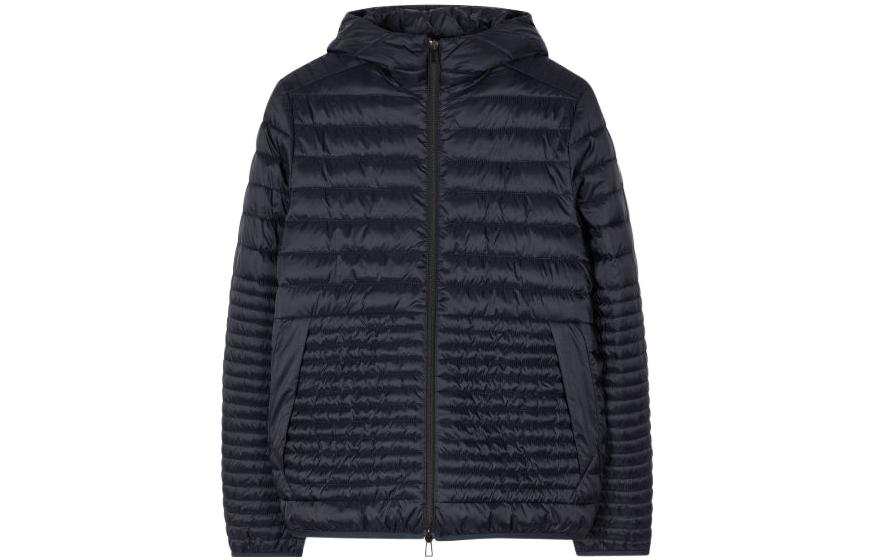Paul Smith Jackets Men's Marine Blue Hooded Moderate Other