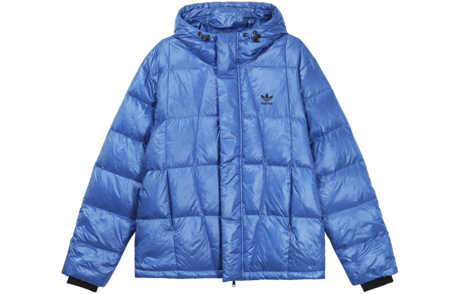 Adidas Originals Down Puffer Jacket Down Jacket Men's Bird Feather Blue