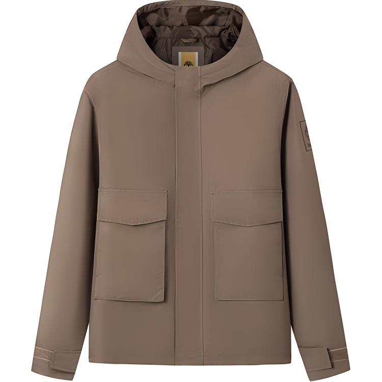 Timberland Waterproof, Windproof, Breathable, Abrasion Resistant, Thermal Windbreaker Jacket Men's Umber