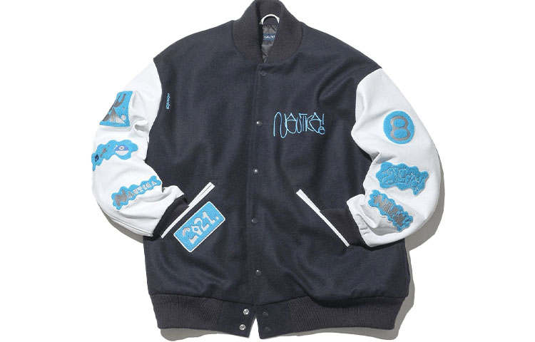 NAUTICA JAPAN Nautica Japan/Hasegawa X Stacks Joint Collection Baseball Jacket Unisex
