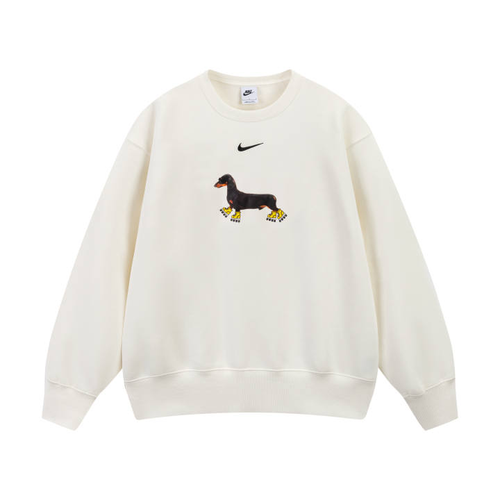Nike Nike Sweatshirts Unisex White Crew Neck Thickened Regular