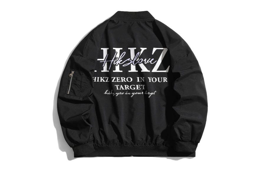 HIKZ Jackets Unisex Baseball Collar Moderate