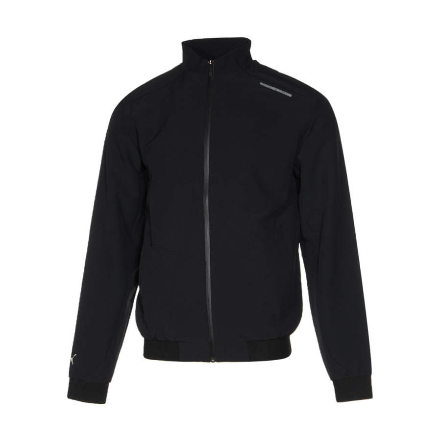 PUMA X Porsche Jackets Men's Bright Black Stand Collar Moderate Other