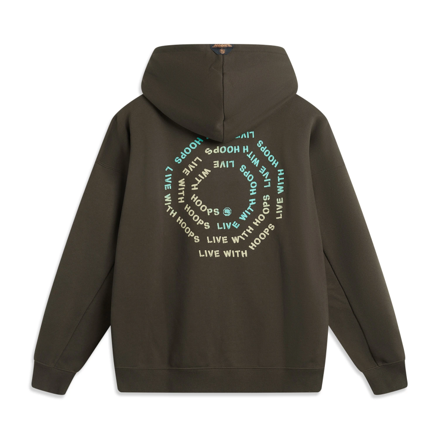 Li-Ning Li Ning Basketball Collection Sweatshirt Men's Slate Umber