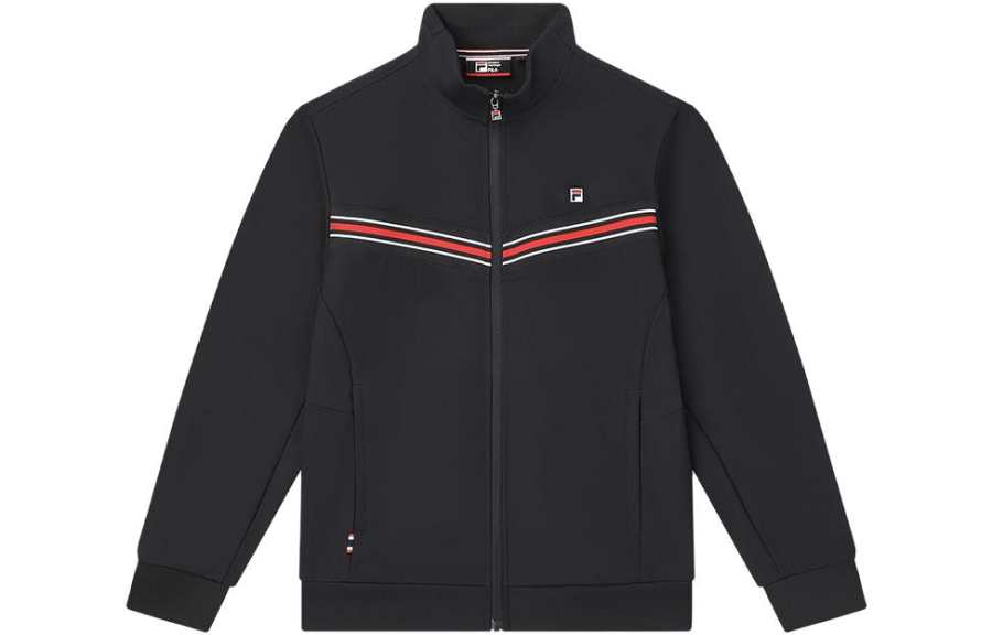 FILA Jackets Men's Legend Blue Stand Collar Moderate Other