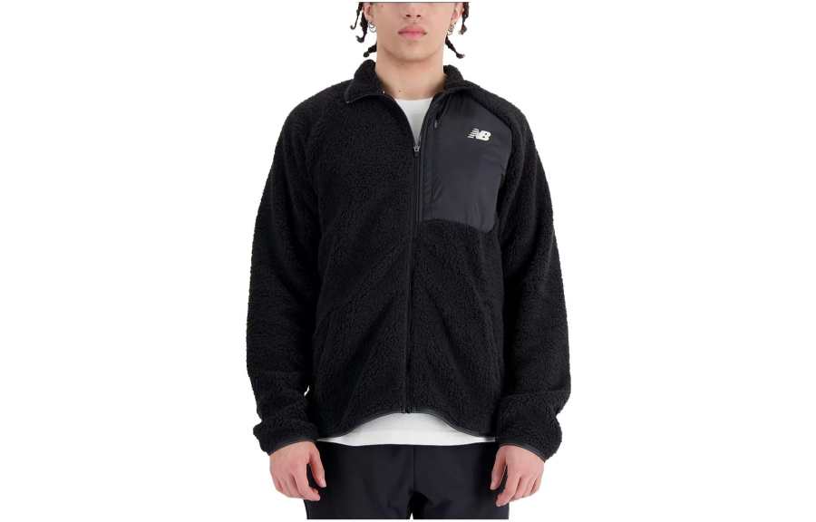 New Balance New Balance Q Speed Sherpa Jackets Men's Black Stand Collar Moderate Other