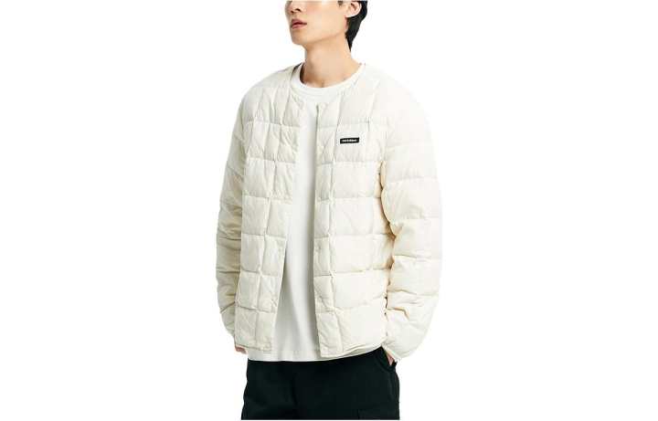 New Balance New Balance LQJ Jackets Men's Ivory White Crew Neck Moderate Other