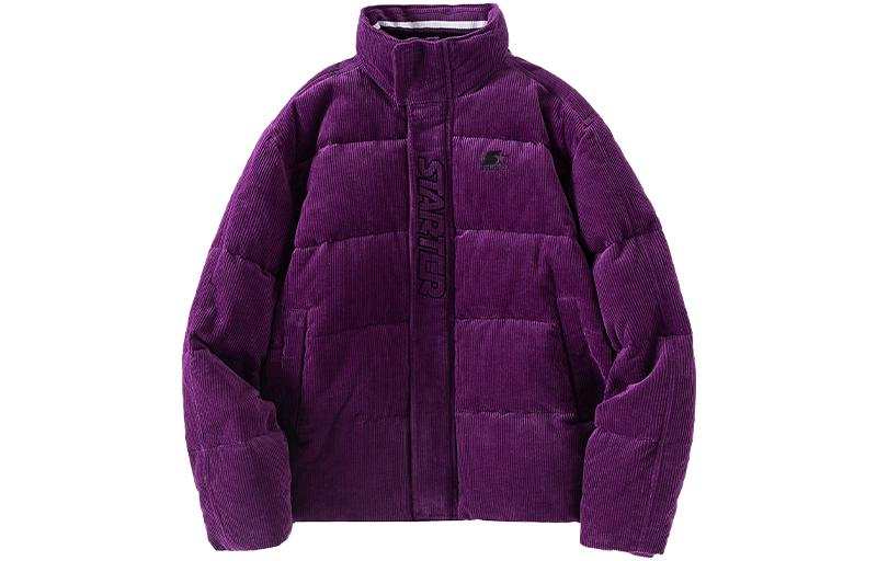 STARTER STARTER Down Jackets Unisex Purple Stand Collar Moderate Other