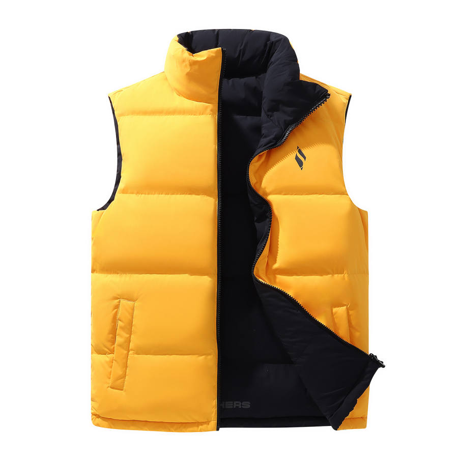 Skechers Elegant Diamond Collection Vest Coat Unisex Cadmium Yellow