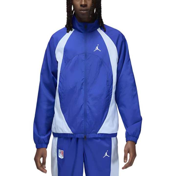 Jordan Jordan x FAGUOLANQIULIANHEHUI Jackets & Coats Men's Blue White