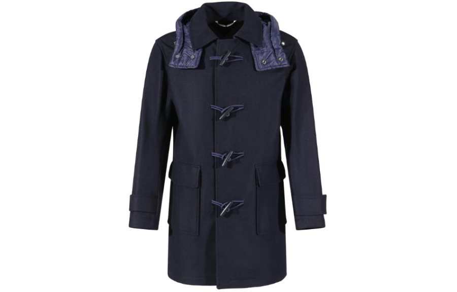 HUGO BOSS Coats Men's Dark Blue