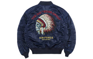 VIP Air Force MA 1 Pilot Loose Fit Jacket Baseball Jacket Men's
