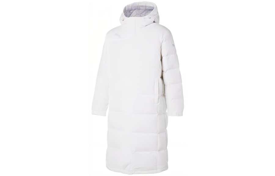 PUMA PUMA Down Jackets Unisex White Hooded Thickened Other