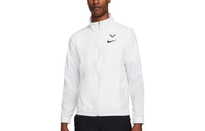 Nike Nike Dri Fit Jackets Men's White/White/White/Black Stand Collar Moderate Other