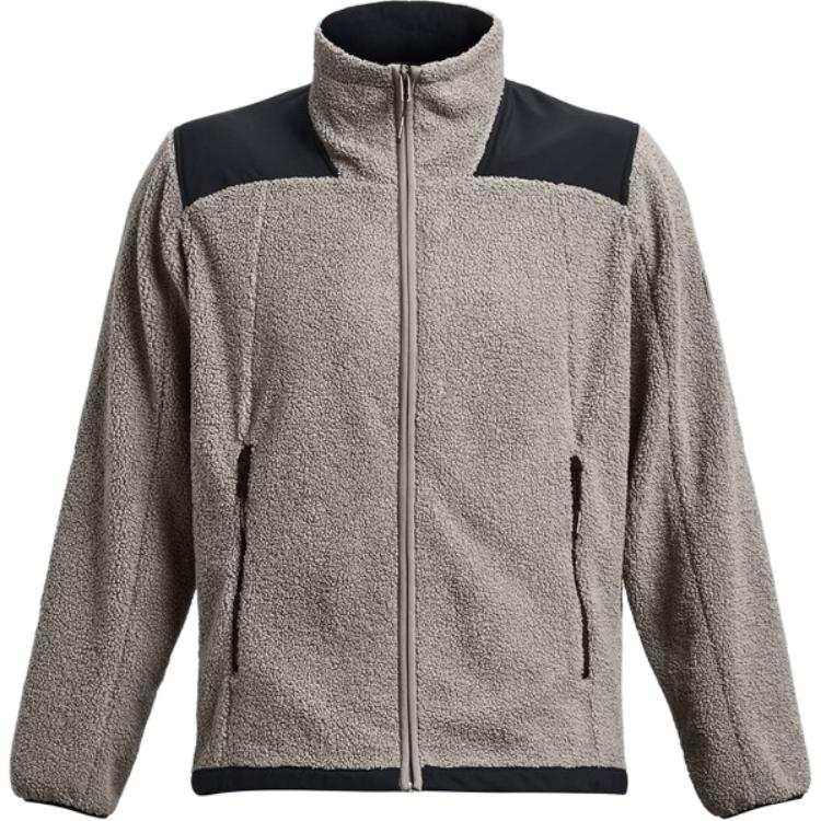 Under Armour Velvet Jackets Men's Asphalt Gray Stand Collar Moderate