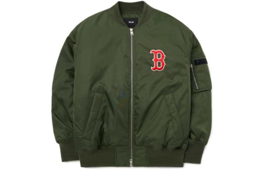 MLB MLB FW22 Baseball Jacket Unisex Army Green