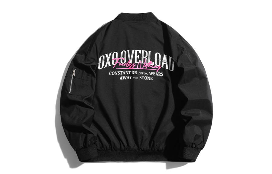 OXO OVERLOAD OXO OVERLOAD Jackets Unisex Baseball Collar Thickened