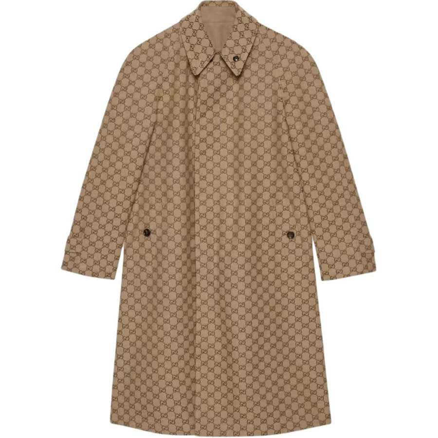 GUCCI Love Parade Coat Men's Camel