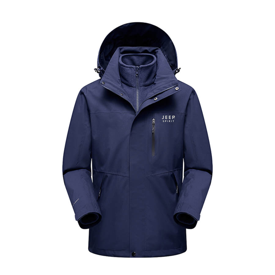 JEEP SPIRIT Urban Living/Travel/Commuting Waterproof, Windproof, Thermal, And Breathable Windbreaker Jacket Unisex