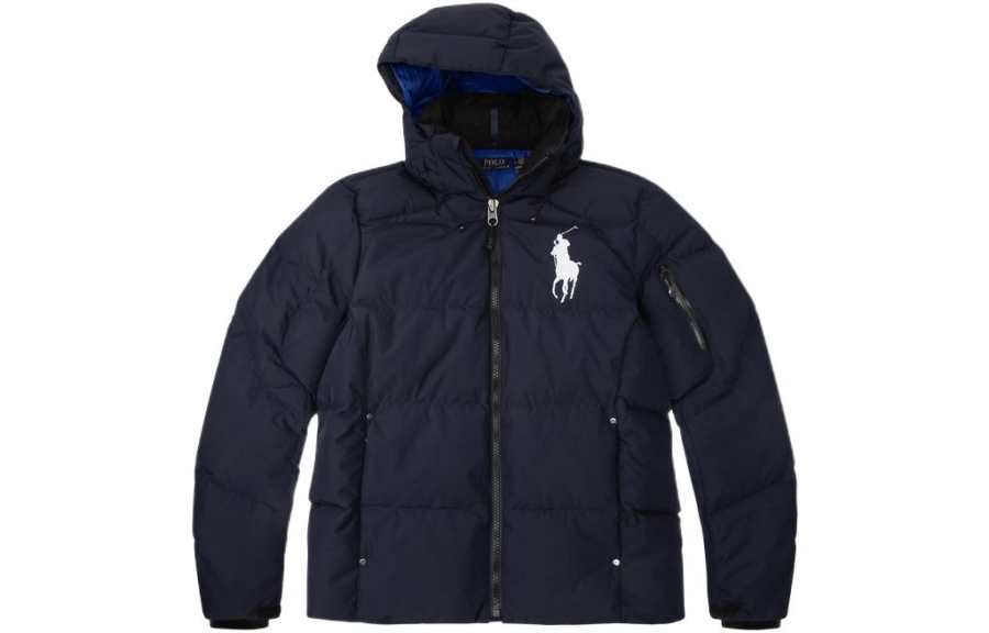 Polo Ralph Lauren Big Pony Down Jacket Men's Marine Blue