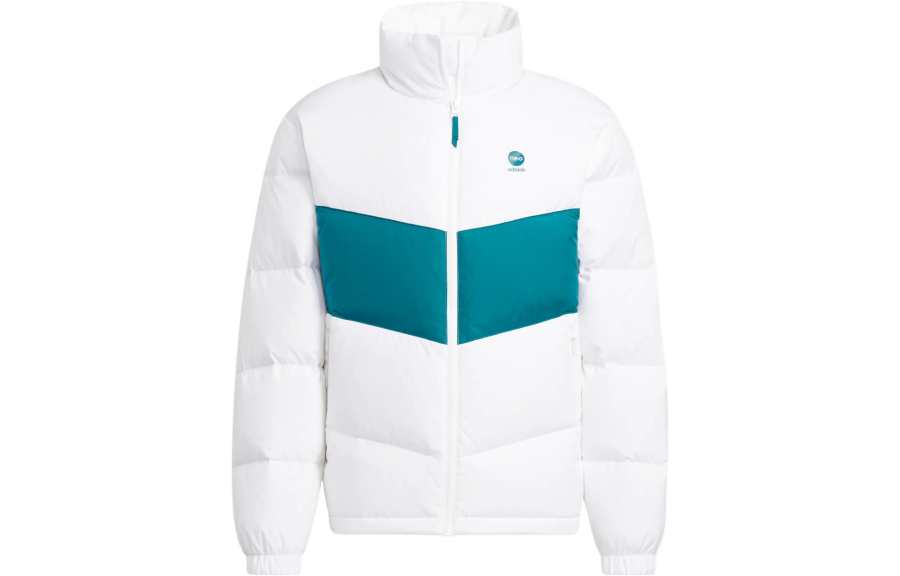 Adidas Neo Down Jackets Unisex White Stand Collar Moderate Other