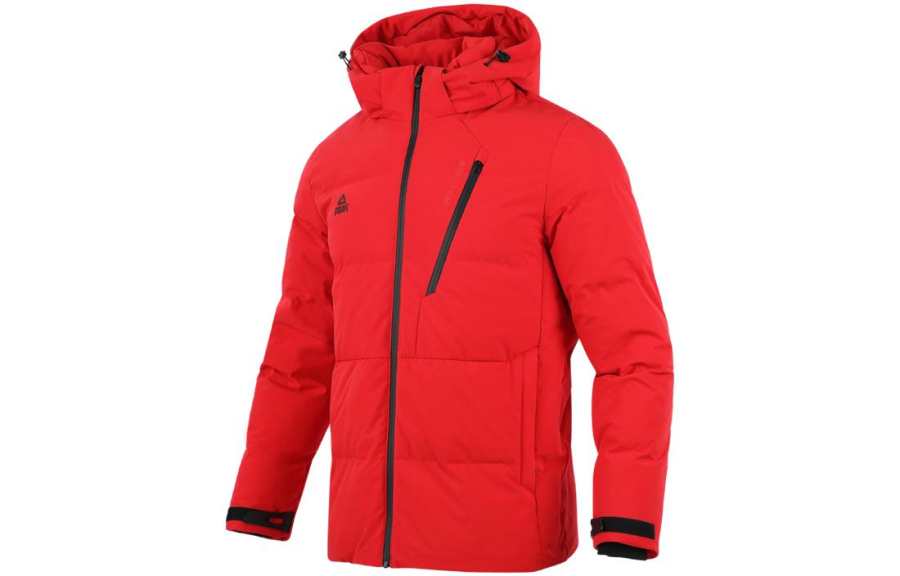 PEAK PEAK Jackets Men's Dark Red Stand Collar Thickened Other