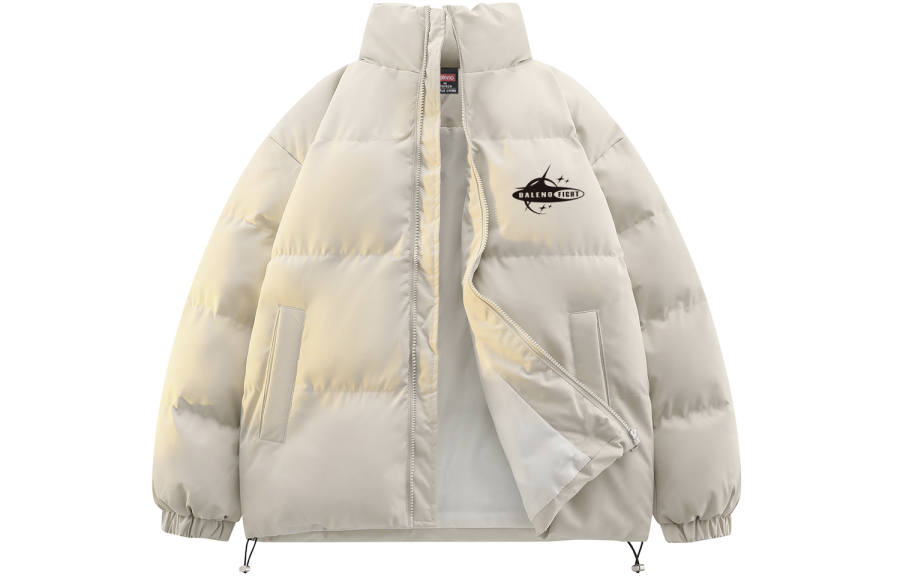 BALENO Puffer Jackets Unisex Stand Collar Thickened Padded Puffer Jacket