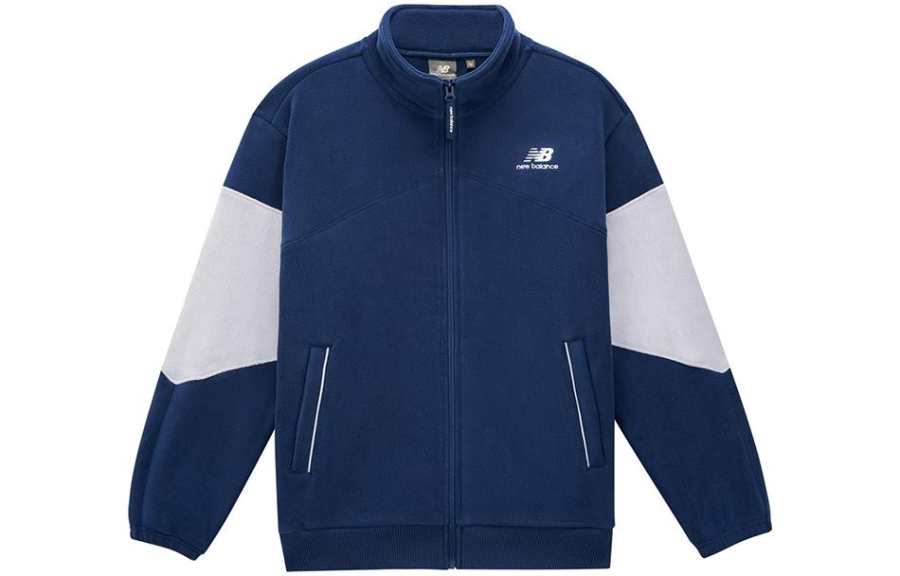 New Balance New Balance Sports Life Collection Jackets Unisex Navy Blue Stand Collar Moderate Other